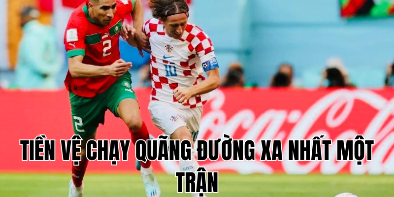 tiền vệ chạy quãng đường xa nhất một trận